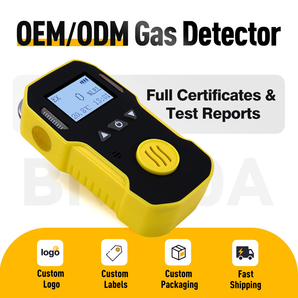 Waterproof Dustproof Explosion Proof House Natural Diffusion CO H2S CH4 O2 Toxic Combustible Gas Leak Detector